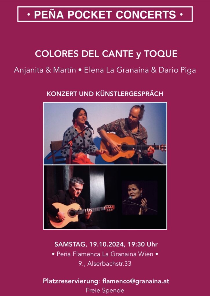 anjanita, martín, jelene la granaina, dario, flamenco, konzert, wien